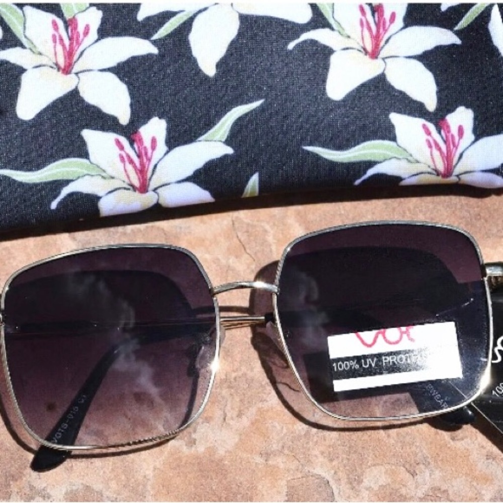 NEW w/pouch European design VOT  vots015C1 Square Gradient, Sunglasses N…